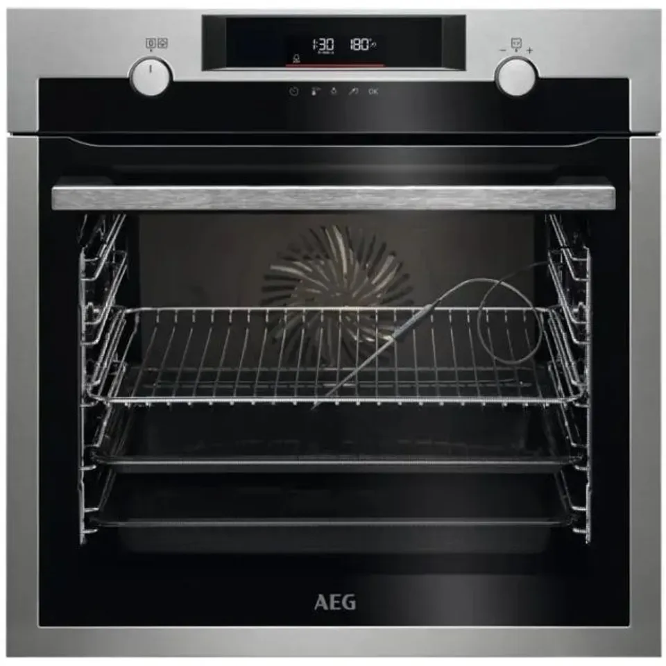 AEG BCE556060M SERIES 6000 STEAMBAKE MULTIFUNCTION SINGLE OVEN – STAINLESS STEEL