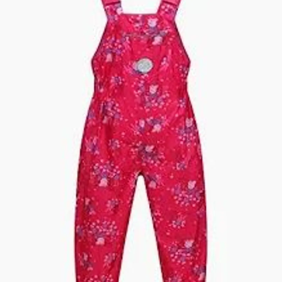 BRAND NEW REGATTA MUDDY PUDDLE PEPPA PIG DUNGARESS - UK 9-12M