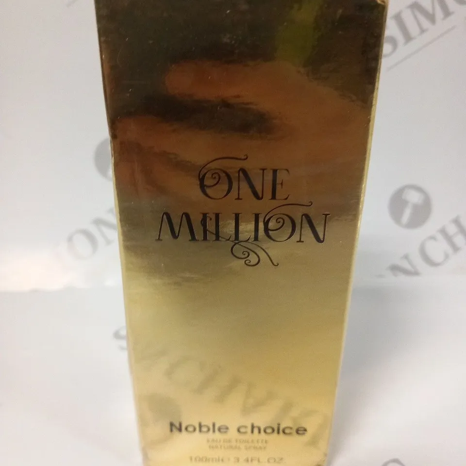 BOXED AND SEALED ONE MILLION NOBLE CHOICE EAU DE TOILETTE 100ML