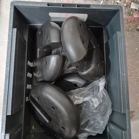 APPROXIMATELY 5 WEIGHTED PARASOL BASES - BLACK