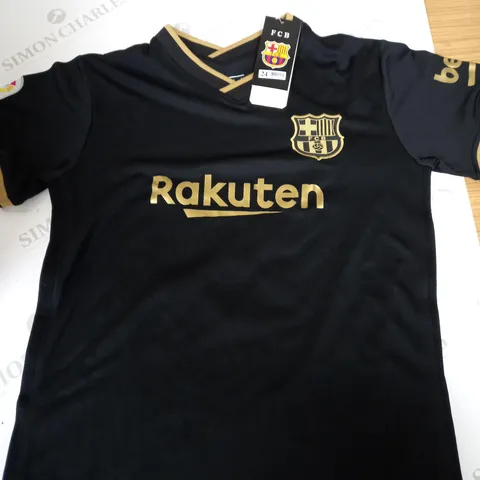 FC BARCELONA AWAY SHIRT WTH MESSI 10 SIZE 24
