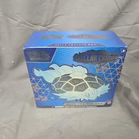 BOXED AND SEALED POKEMON TRADING CARD GAME ELITE TRAINER BOX – STELLAR CROWN
