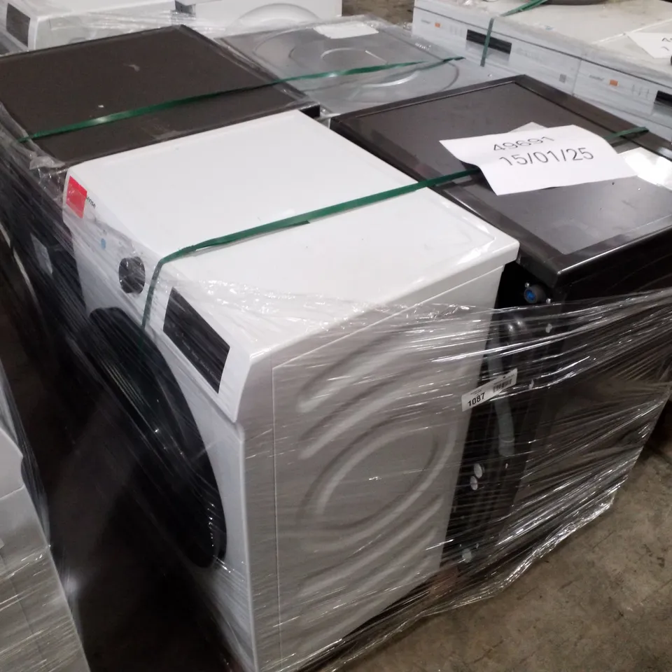 PALLET OF APPROXIMATELY 4 UNPROCESSED RAW RETURN WHITE GOODS TO INCLUDE