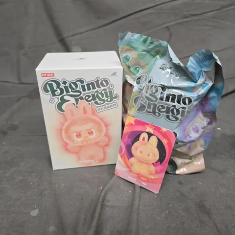BOXED POP MART THE MONSTERS BIG INTO ENERGY BUNNY FIGURE (LOYALTY) – COLLECTOR CARD INCLUDED