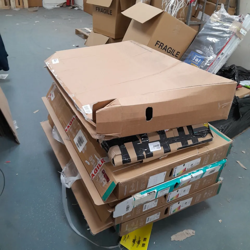 PALLET OF 6 DAMAGED TELEVISIONS 