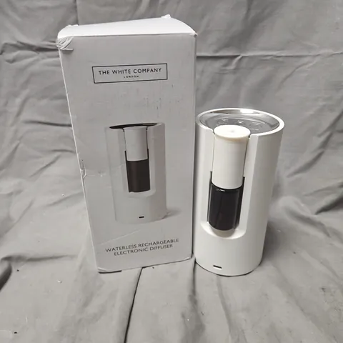 BOXED THE WHITE COMPANY WATERLESS RECHARGEABLE ELECTRONIC DIFFUSER
