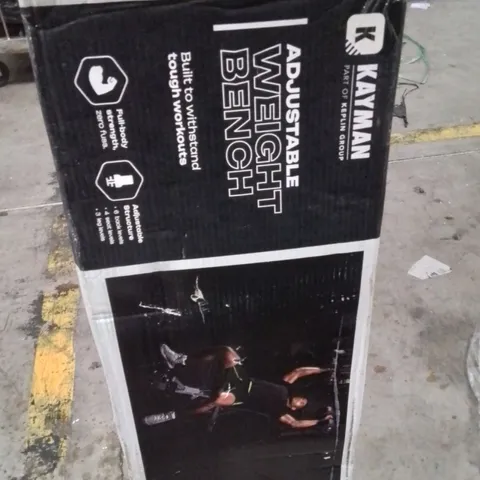 BOXED KEPLIN ADJUSTABLE WEIGHT BENCH