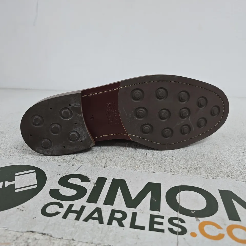 CHAPMAN & MOORE BROWN LEATHER BROGUES (MEN'S) UK 10