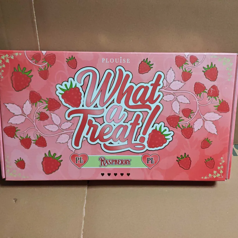 SEALED PLOUISE WHAT A TREAT! RASPBERRY GIFT BOX
