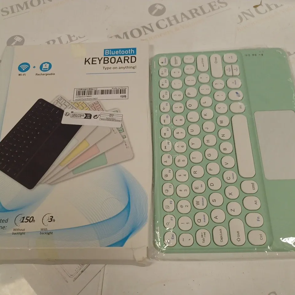 BOXED MINT GREEN BLUETOOTH KEYBOARD