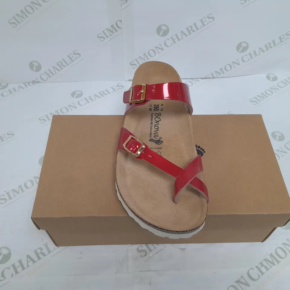 BONOVA GERMAN INNOVATION SANDLES RED SIZE 40 