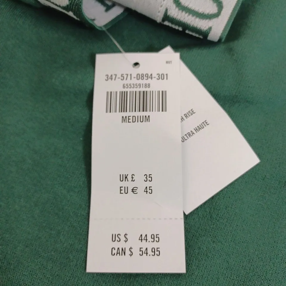 HOLLISTER GREEN JOGGERS - MED