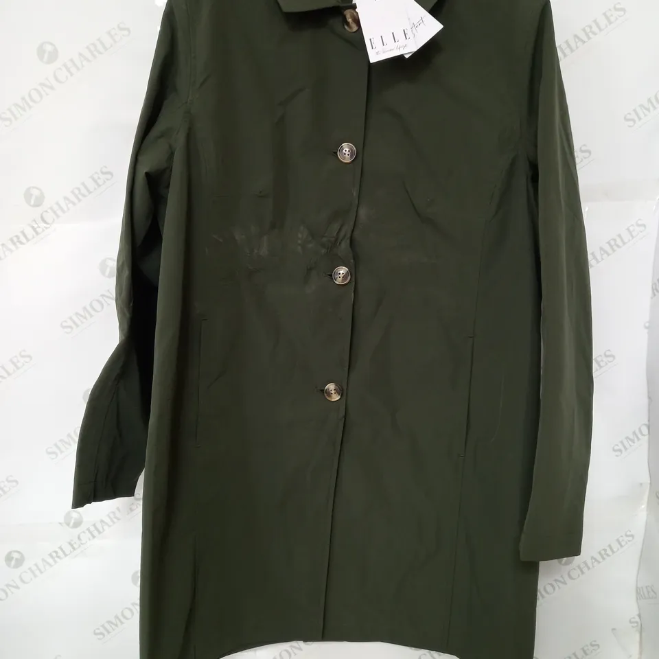 ELLE LADIES MAC FOREST NIGHT JACKET - SIZE 14