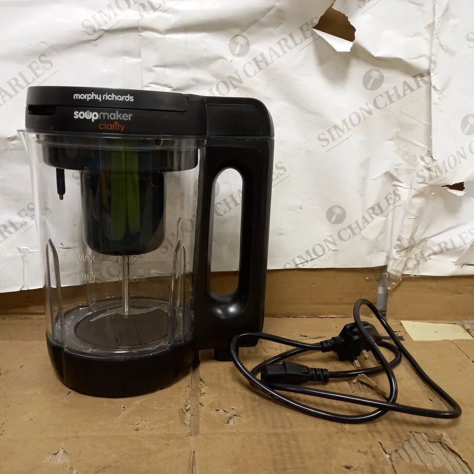 MORPHY RICHARDS CLARITY SOUP MAKER