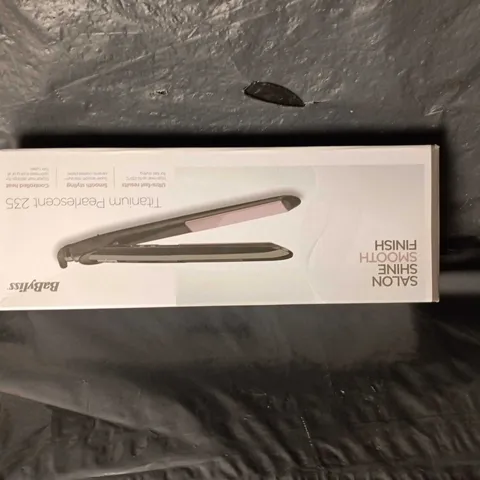 BABYLISS SALON SHINE SMOOTH FINISH HAIR STRAIGHTENER