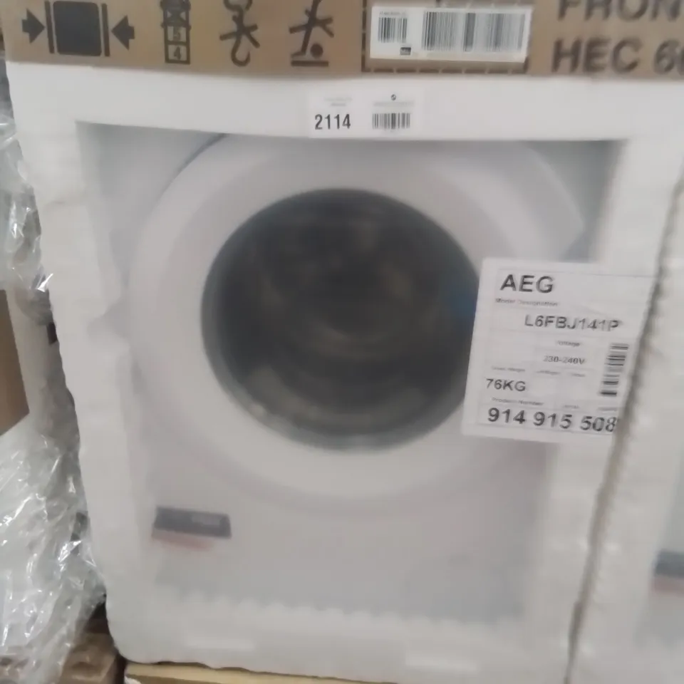 AEG AUTOMATIC PRO SENSE INVERTER WASHING MACHINE 10kg WHITE 