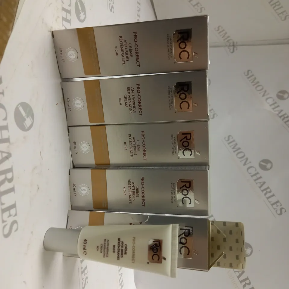 ROC PRO-CORRECT ANTI-WRINKLE CREAM 40ML X 5