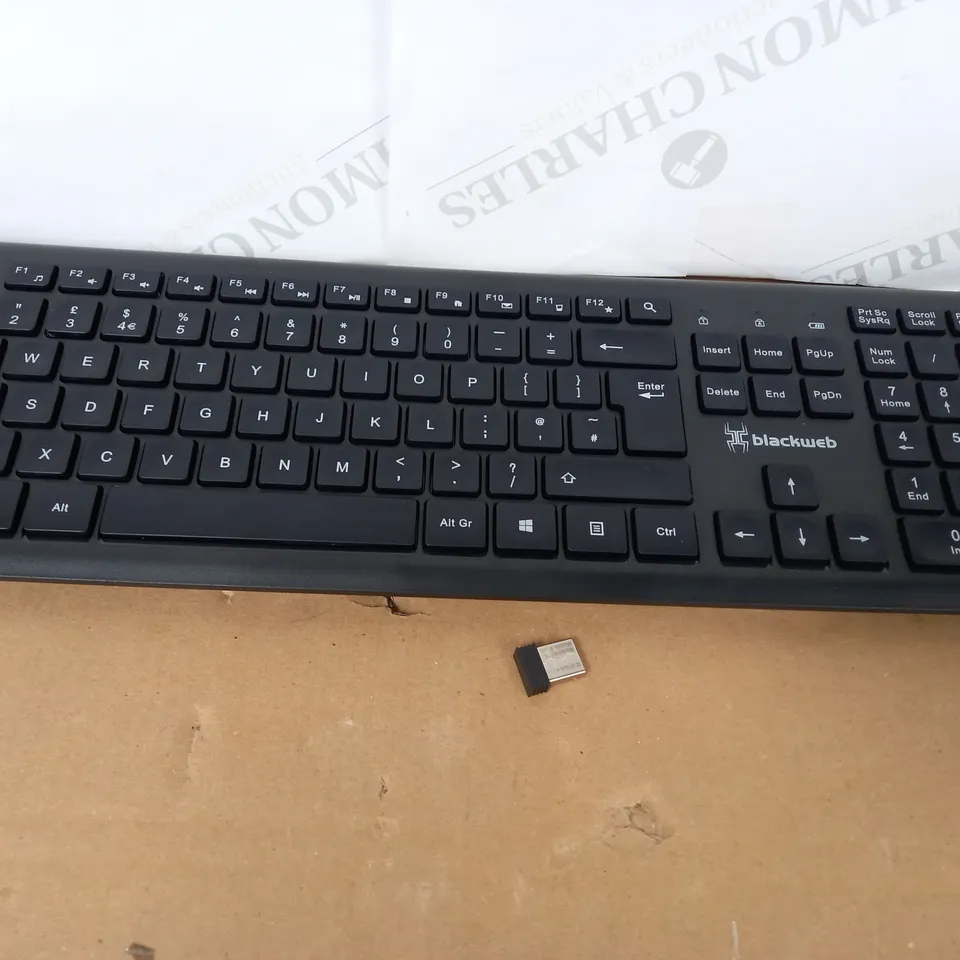 BLACKWEB WIRELESS SILENT KEYBOARD