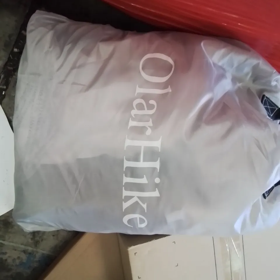 PALLET OF ASSORTED PRODUCTS, INCLUDING, OLA HIKE INFLATABLE MATTRESS, TOILET SEAT, TV STAND, BOXED FURNITURE.