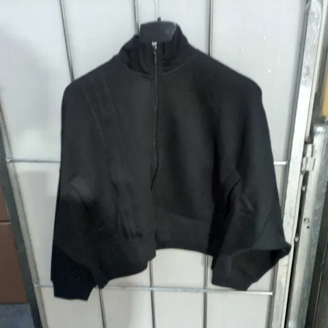 ADIDAS ORIGINALS 3-STRIPES ZIP-UP JACKET – BLACK, UK L