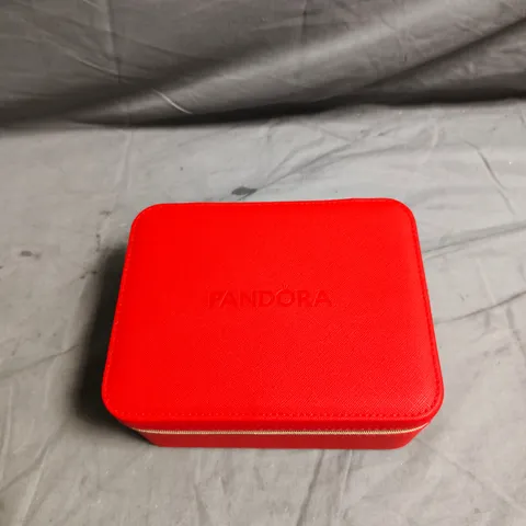 PANDORA RED JEWELLERY BOX WITH PINK INTERIOR – BE LOVE