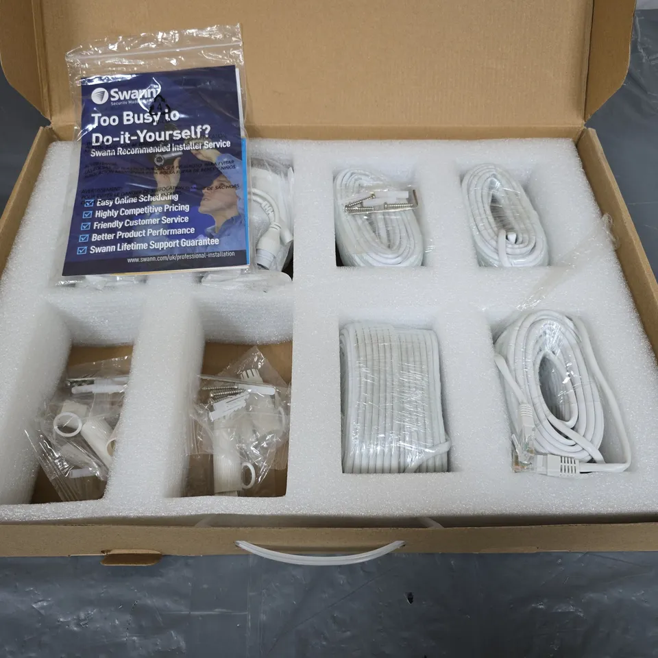 SWANN CCTV SECURITY CAMERAS – PAIR WITH ACCESSORIES 