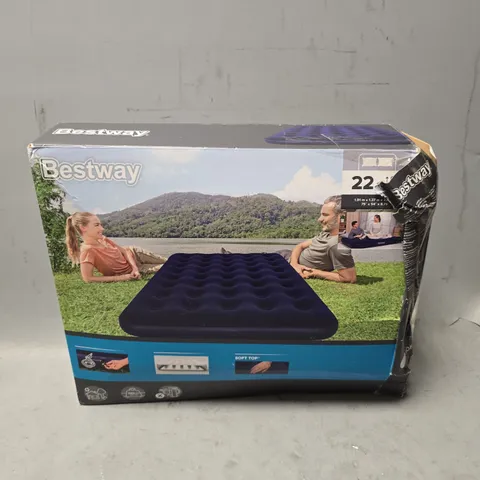 BESTWAY AIR MATRESS - 1.91M X 1.37M X 22CM 
