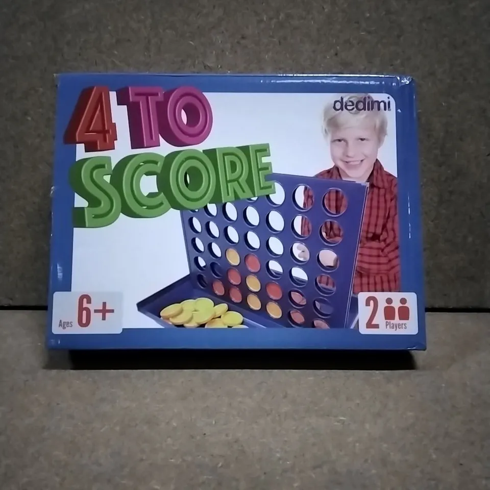 4 TO SCORE 2 PLAYER CONNECT 4 GAME