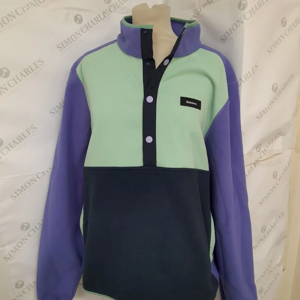 FINISTERRE AXIOM 1/4 SNAP FLEECE IN MULTICOLOUR SIZE 16