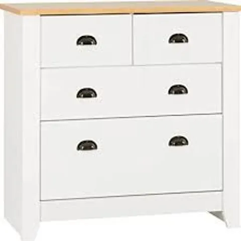 BOXED LUDLOW 2 PLUS DRAWER CHEST - WHITE