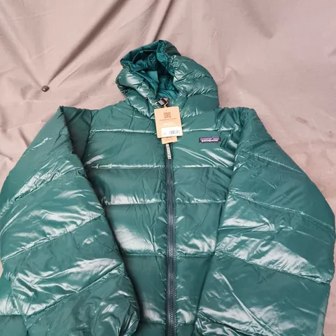 PATAGONIA KIDS' HI-LOFT DOWN SWEATER JACKET – TEAL, XL, MADE IN VIETNAM