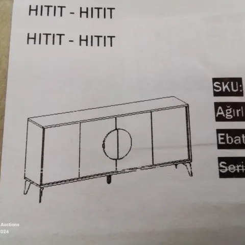 BOXED GORA CONSOLE CABINET ( 3 BOXES )
