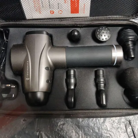 TAOTRONICS MASSAGE GUN WITH ATTACHMENTS – BLACK 