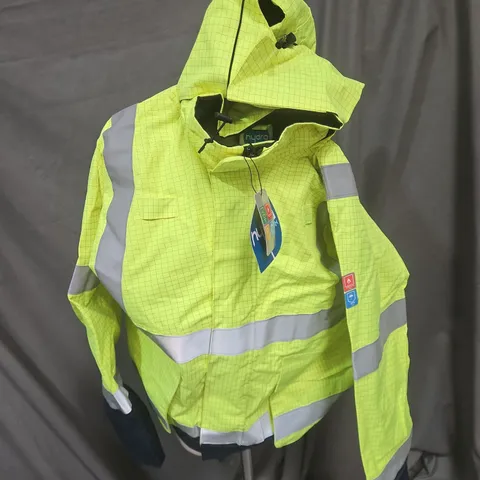 HYDRAMATRIX HIVIS JACKET IN YELLOW - LARGE