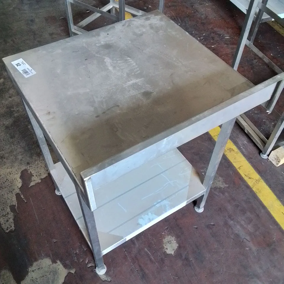 STAINLESS STEEL INDUSTRIAL CATERING WORKTOP/COUNTER