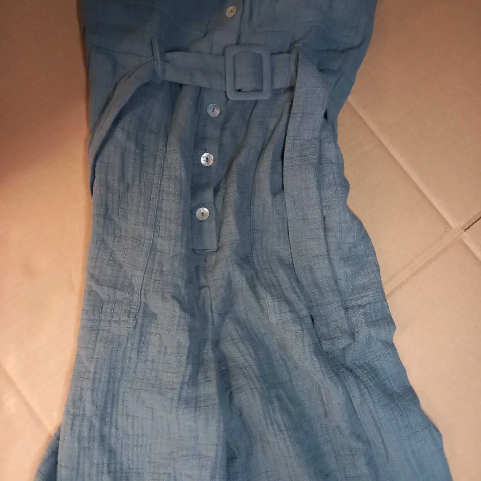 ZARA SAGE WAFFLE UMPSUIT - SMALL