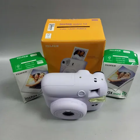 BOXED FUJIFILM INSTAX MINI 12 INSTANT CAMERA