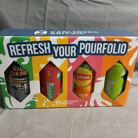 REFRESH YOUR POURFOLIO FOUR-PACK BEVERAGE BOX