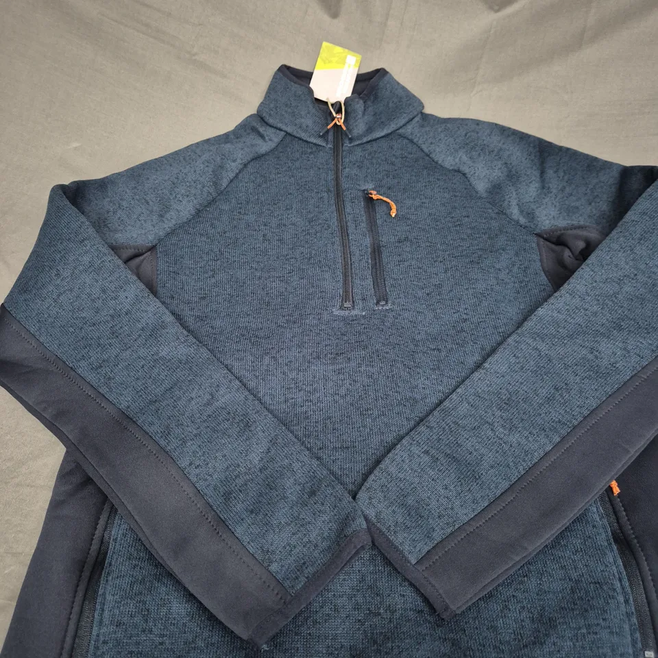 MOUNTAIN WAREHOUSE TRESTON HALF ZIP NAVY CARDIGAN SIZE M