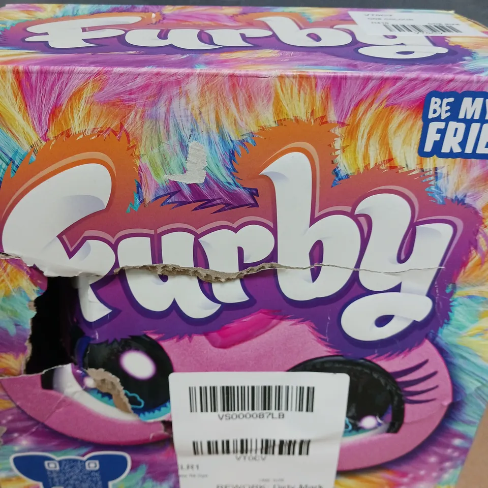 TIE DYE PURPLE FURBY TOY