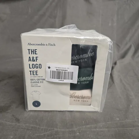 ABERCROMBIE & FITCH THE A&F LOGO TEE – LARGE 