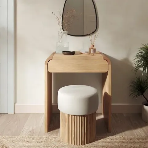 BOXED BENNETT DRESSING TABLE - LIGHT OAK (1 BOX)