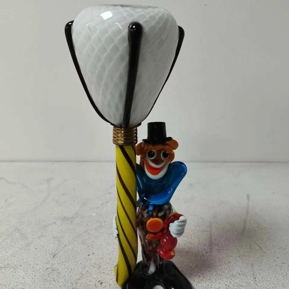 AMUSING MURANO CLOWN LAMP