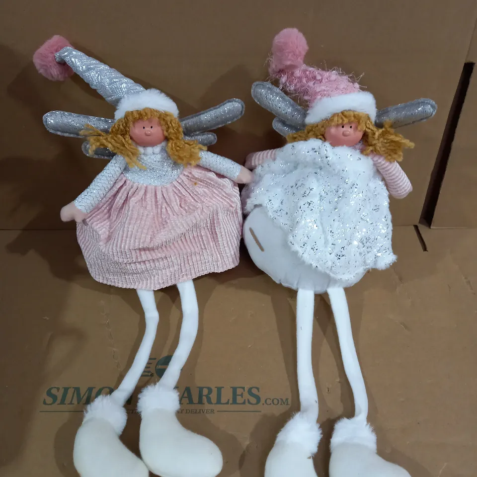 SET OF 2 FAIRIES WITH DANGLY LEGS RRP £27.99