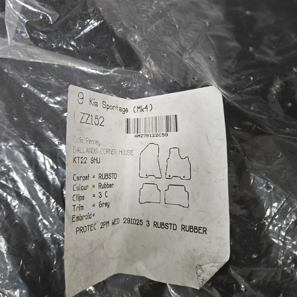 KIA SPORTAGE MK4 RUBBER FLOOR MATS – SET