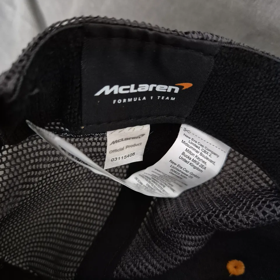 New Era McLaren Formula 1 Team Cap – Orange & Black, 9SEVENTY Adjustable