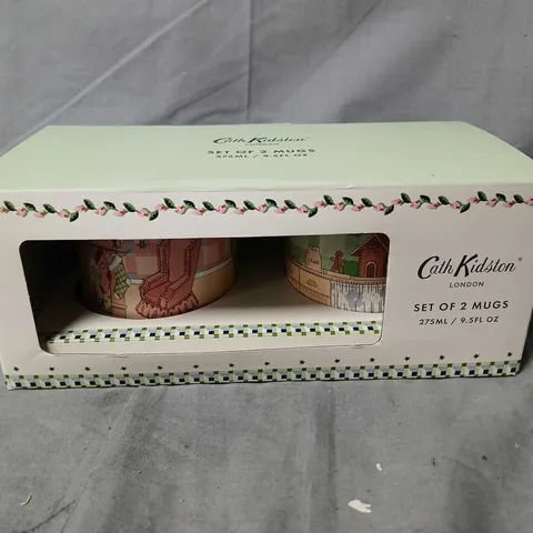CATH KIDSTON LONDON SET OF 2 MUGS, 275ML (BOXED)