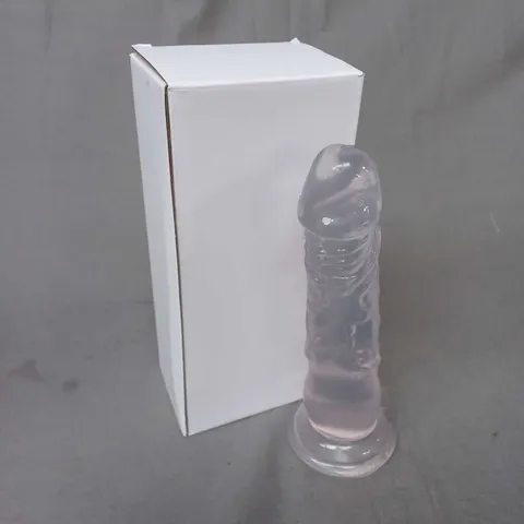 5 BOXED CLEAR SUCTION CUP DILDO