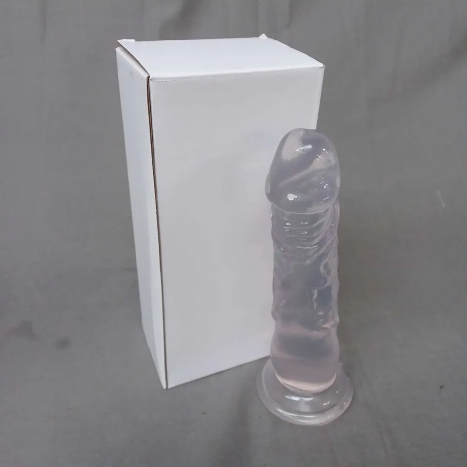 3 BOXED CLEAR SUCTION CUP DILDO