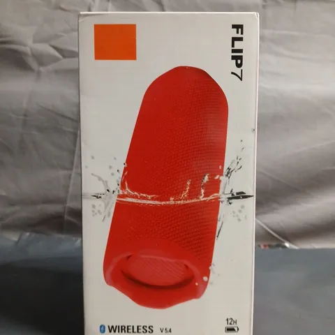 FLIP 7 PORTABLE BLUETOOTH SPEAKER – RED